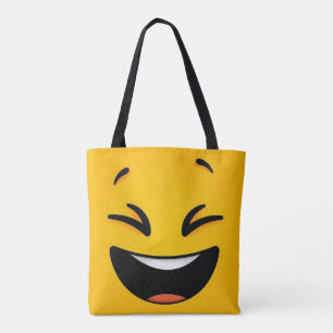 Gelbes glückliches Gesicht Tasche