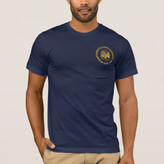 Gelbes Gold des Siegels des GAM Marine-T - Shirt