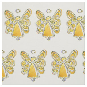 Gelbes Gold Guardian Engel Kunststoffe Stoff