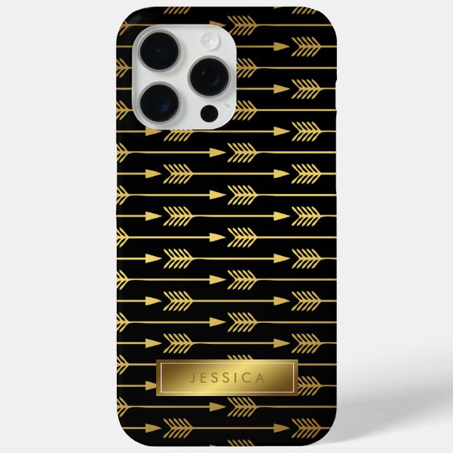 Gelbes Gradient- und Schwarz-Pfeile-Muster title_seo2 (Rückseite)