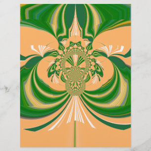 Gelbes grünes Design.
