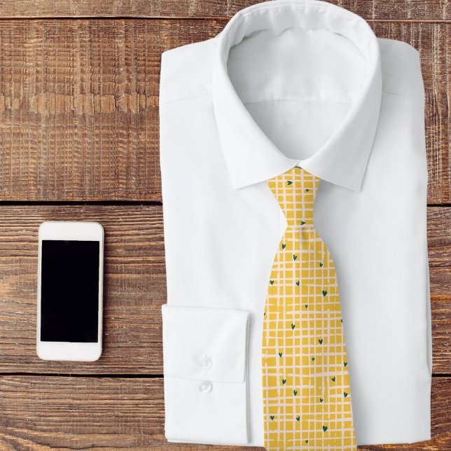 Gelbes Herz Krawatte (Von Creator hochgeladen)