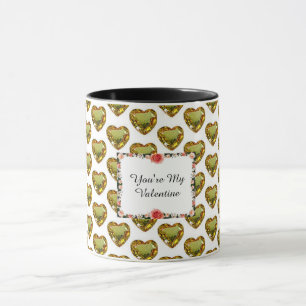 Gelbes Herz Tasse