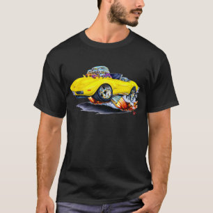 Gelbes Kabriolett 1973-76 Korvette T-Shirt