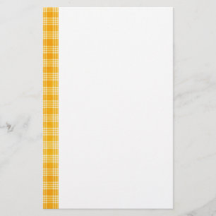 Gelbes Karo-Briefpapier KRW Briefpapier
