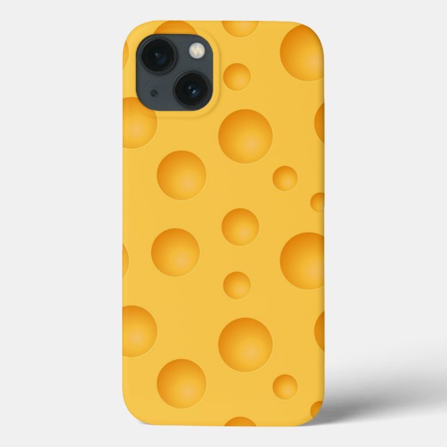 Gelbes Käse-Muster Case-Mate iPhone Hülle (Rückseite)