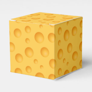 Gelbes Käse-Muster Geschenkschachtel