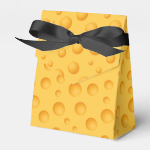 Gelbes Käse-Muster Geschenkschachtel