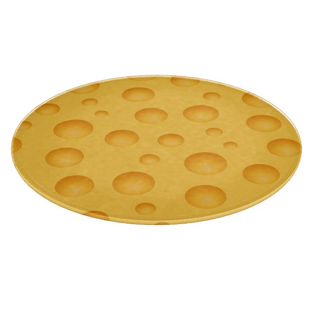 Gelbes Käse-Muster Schneidebrett (Ecke)