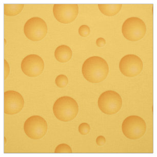 Gelbes Käse-Muster Stoff