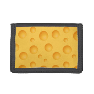 Gelbes Käse-Muster Trifold Geldbörse