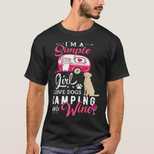Gelbes Labrador Retriever Hund Niedliches Sprichwo T-Shirt