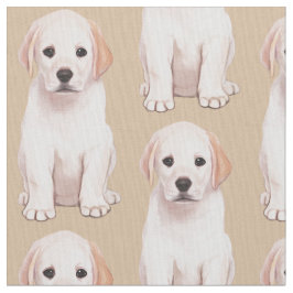 Gelbes Labrador retriever Pupppy Stoff