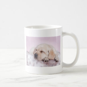 Gelbes Labrador Retriever Welpe Kaffeetasse