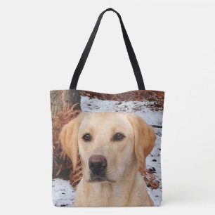 Gelbes Labrador - Schneehund - Gelbe Labrador Tasche