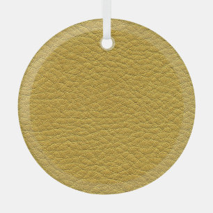 Gelbes Leder Textur Nahtlose Naht Ornament Aus Glas
