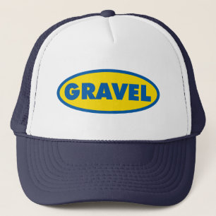 Gelbes Logo für Kegelradfahren Truckerkappe
