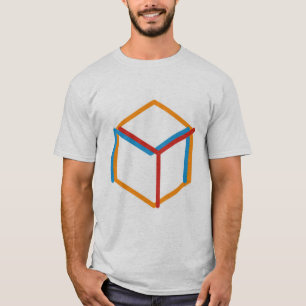 Gelbes magisches Orchester-sechseckiges Logo-Shirt T-Shirt