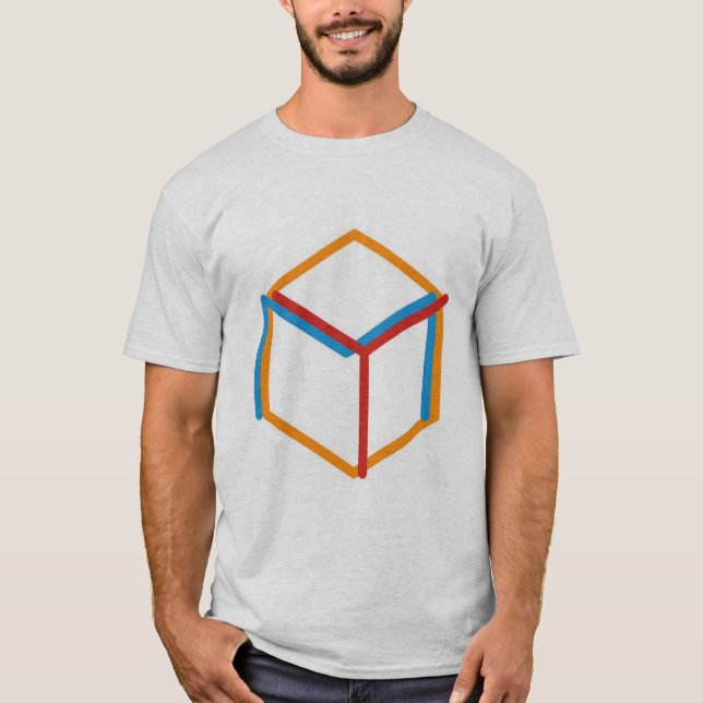 Gelbes magisches Orchester-sechseckiges Logo-Shirt T-Shirt (Vorderseite)
