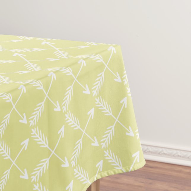Gelbes Muster Tischdecke (Beispiel)