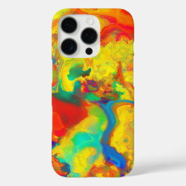 Gelbes Öl und Wasser schrecken, nicht mischen iPhone 16 Pro Hülle