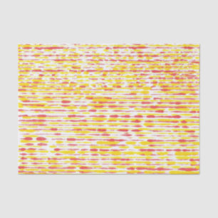 Gelbes Orangenreifen Streifen Tissue Seidenpapier