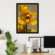 Gelbes Orchid-Poster Poster (Home Office)