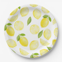 Gelbes Party Pappteller