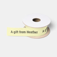 Gelbes Personalisiertes Geschenk Gefallen Name Sat