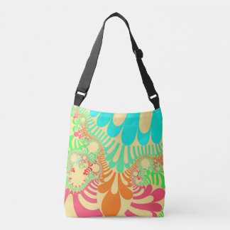 Gelbes Regenbogen-Mod Cross-Body-Bag Tragetaschen Mit Langen Trägern