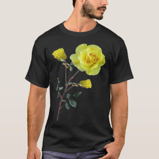 Gelbes Rose Botanisch für Frauen T-Shirt