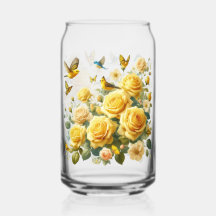 Gelbes Rosenmuster