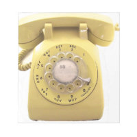 Gelbes Rotary-Telefon