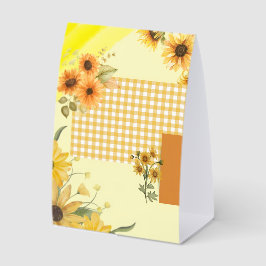 Gelbes Scrapbook-Papier Tischaufsteller