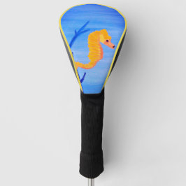 Gelbes Seepferd Golf Headcover