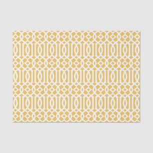 Gelbes Seidenpapier des Gitter-