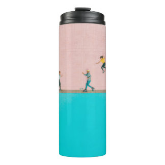 Gelbes Shirt Thermosbecher