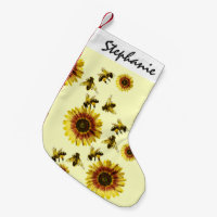 Gelbes Sonnenblume-und Honig-Bienen-Sommer-Muster