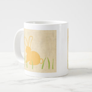 Gelbes, sonniges und grünes Gras von Chariklia Za Jumbo-Tasse