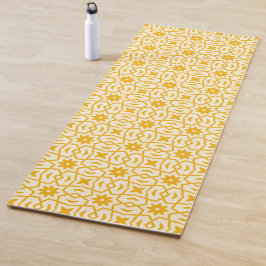 Gelbes Star-Blume Yogamatte