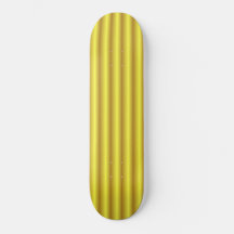 Gelbes Streifen grünes Skateboard