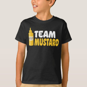 Gelbes Team Senf Bio würziger Fressliebhaber T-Shirt