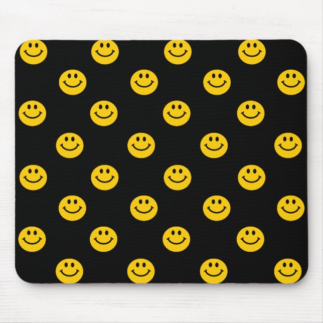 Gelbes Tupfen-Muster Mousepad (Vorne)
