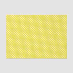 Gelbes Tupfen-Muster-Seidenpapier Seidenpapier