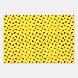 Gelbes Umhüllungspapier für jede Anlässe Geschenkpapier Set