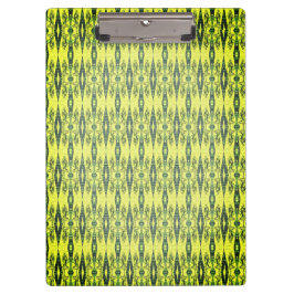 Gelbes und schwarzes Muster Klemmbrett