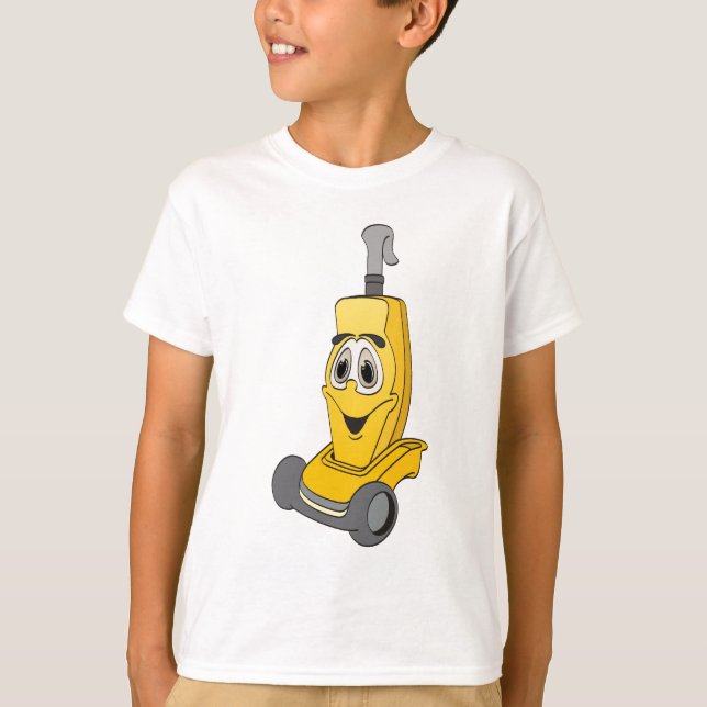 Gelbes Vakuumreinigungsmittel T-Shirt (Vorderseite)