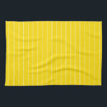 Gelbes weißes Streifen-Template Eleganter Trend-Fa Geschirrtuch<br><div class="desc">Gelbe weiß gestreifte Vorlage Eleganter Trend Farben Dekorative Moderne Küchentücher.</div>