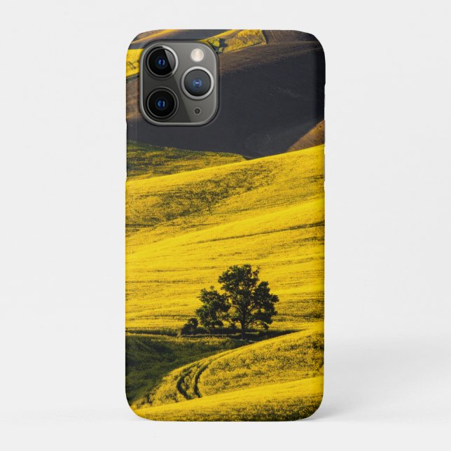Gelbes Wiesenfeld im Wind Case-Mate iPhone Hülle (Rückseite)
