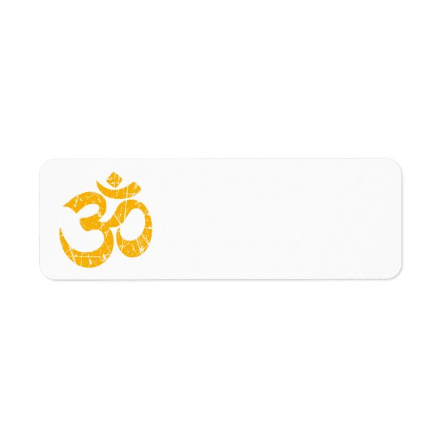 Gelbes Yoga-Symbol (Vorne)
